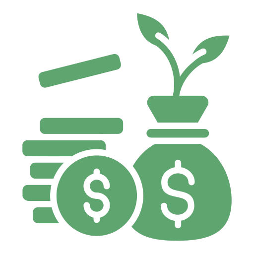 Ícono de procesos empresariales organizados